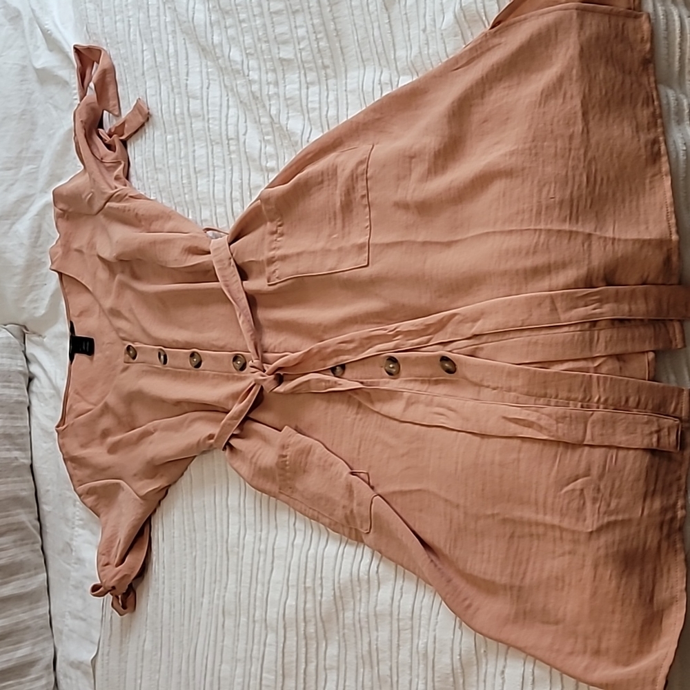 Button up dress